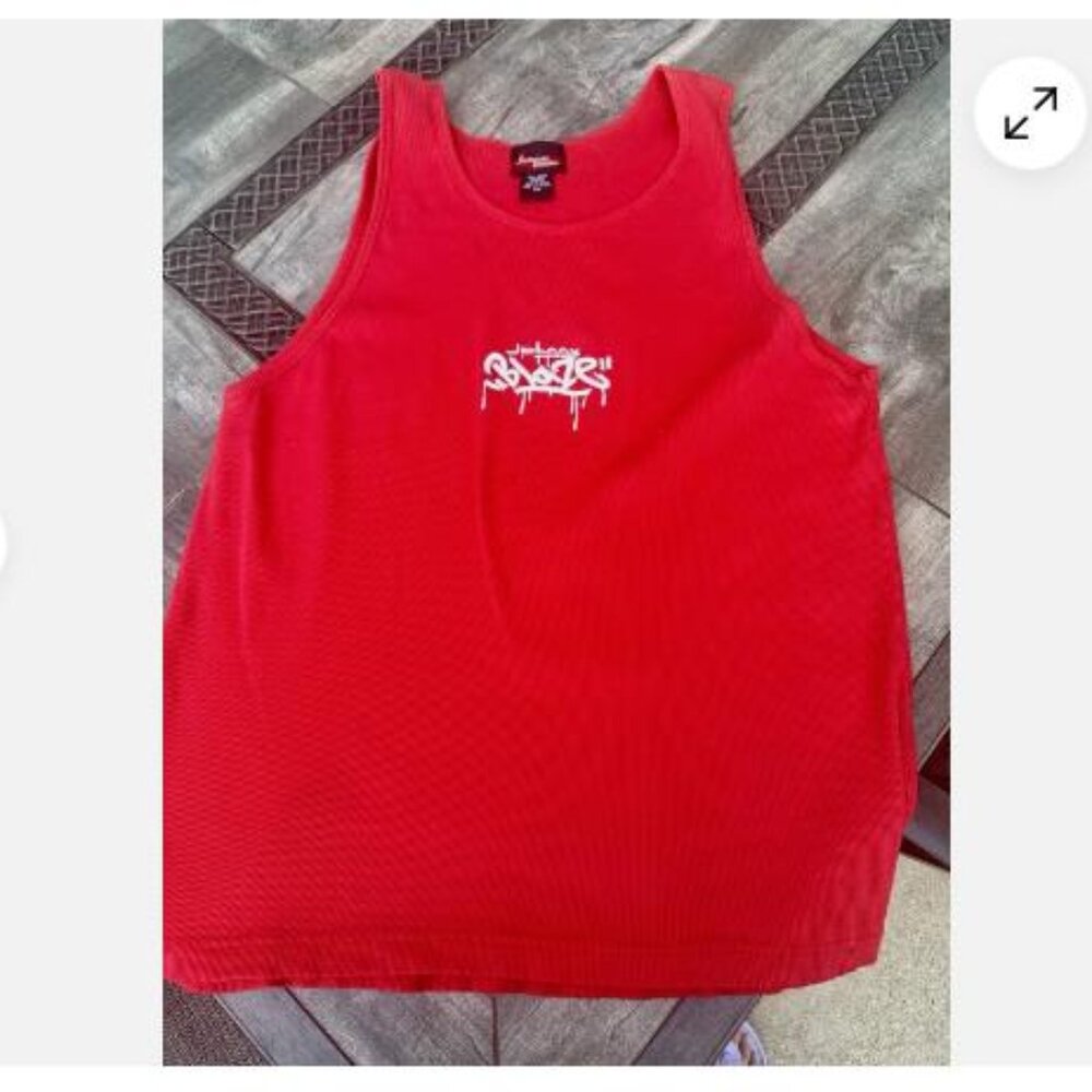 Johnny blaze Jersey Red Tank Mens XXL Vintage Y2K RARE